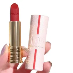 Son Lancôme L'Absolu Rouge Limited Drama Matte 196 French Touch Màu Đỏ Cam (Kèm Box Và Thiệp)