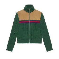 Áo Khoác Nam Gucci Bomber 706742 Màu Xanh Green Size S