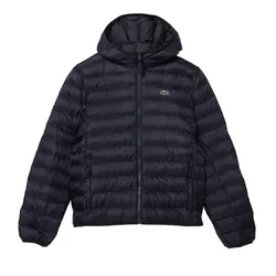 Áo Khoác Nam Lacoste Men's Quilted Hooded Puffer Jacket BH0539 52 HDE Màu Xanh Navy Size 48