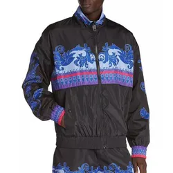 Áo Khoác Nam Versace Jeans Couture 50D Placed Animalier 76GAS311 Màu Xanh Đen Size 46