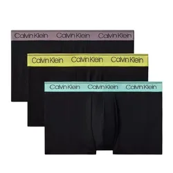 Set 3 Quần Lót Nam Calvin Klein CK Microfiber Stretch Pack De 3 Hombre Negro NB2570-002 Màu Đen Size S