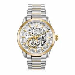 Đồng Hồ Nam Bulova Automatic 98A214 Màu Bạc Vàng