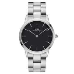 Đồng Hồ Nam Daniel Wellington Iconic Link DW00100204 Màu Bạc Đen