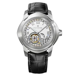 Đồng Hồ Nam Poniger P529G-D1 Automatic Màu Đen Bạc