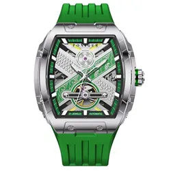 Đồng Hồ Nam Poniger P615G-S4 Automatic Màu Xanh Bạc