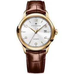 Đồng Hồ Nam Poniger P713G-D1 Automatic Màu Nâu