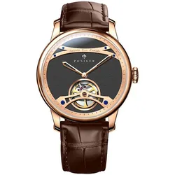 Đồng Hồ Nam Poniger P819G-D2 Automatic Màu Nâu