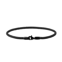 Vòng Đeo Tay Daniel Wellington Mesh Melrose DW00400698 Màu Đen 205mm