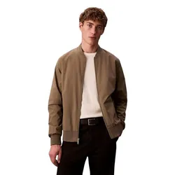 Áo Khoác Nam Calvin Klein CK Matte Bomber Jacket 40FM512 - 032 Màu Nâu Size S
