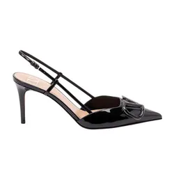 Giày Cao Gót Nữ Valentino Garavani V Logo Signature Slingback In Black 7W0S0R01TMK 0NO Màu Đen Size 37.5
