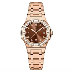 Đồng Hồ Nữ Carnival 8160L2-VH-N Màu Nâu / Vàng Hồng