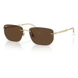 Kính Mát Unisex Rayban Sunglasses RB 3768 001/73 Màu Nâu Vàng
