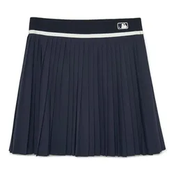 Chân Váy Xếp Ly Nữ MLB Classic Sports Accordion Pleated LA Dodgers 3FSKG0334-07YND Màu Xanh Navy