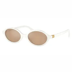 Kính Mát Nữ Miu Miu SMU04Z 14240D Sunglasses Màu Nâu Trắng