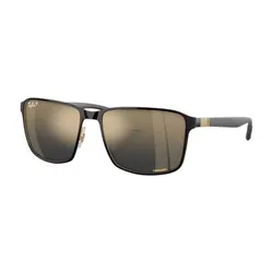 Kính Mát Unisex Rayban RB3721CH 187/J0 Polarized+ Lenses Màu Đen Vàng