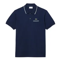 Áo Polo Nam Lacoste Classic Fit Pocket Accent L.12.12 PH9838 - HHW Màu Xanh Navy Size 4