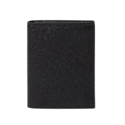 Ví Nam Thom Browne Pebble Grain Double Card Holder MAW021L-00198-001 Màu Đen