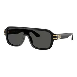 Kính Mát Unisex Dolce & Gabbana Logo DG Gold DG4507 Màu Đen
