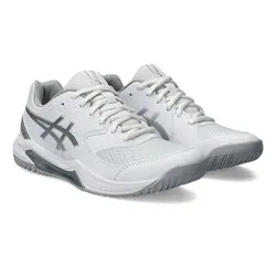 Giày Tennis/Pickleball Asics Gel Dedicate 8 White Pure Silver 1042A237-101 Màu Trắng Size 36