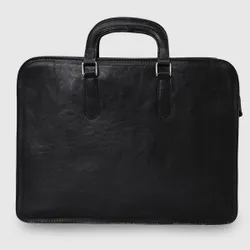 Túi đựng Laptop da Calfskin cao cấp Medici Of Florence 081 - Black