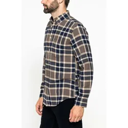 Áo Sơ Mi Nam Carrera Jeans Flannel Cotton 213B1220A_G018 Kẻ Caro Size M