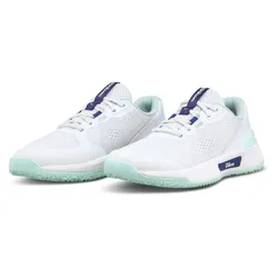 Giày Pickleball/Tennis Nữ Wilson Women's Intrigue Pro Omni Tennis Shoes WRS340120U Màu Trắng Xanh Size 36 2/3