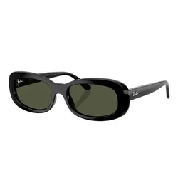 Kính Mát Unisex RayBan 0RB2221F 901/31 Black Green Sunglasses Màu Xanh Đen