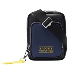 Túi Đeo Chéo Nam Lacoste Men's Statement Smooth Leather Crossover Bag Màu Xanh Đen
