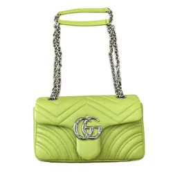 Túi Đeo Vai Nữ Gucci GG Marmont 837280 Màu Xanh Lá
