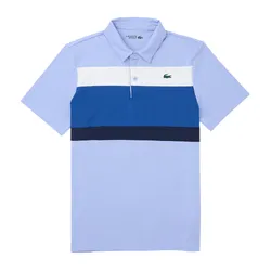 Áo Polo Nam Lacoste Men's Regular Fit Colorblock Golf Polo DH8954 - 7IX Màu Xanh Tím Size 3