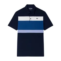 Áo Polo Nam Lacoste Men's Regular Fit Colorblock Golf Polo DH8954 - 8IQ Màu Xanh Navy Size 4