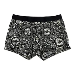 Quần Lót Nam Dolce & Gabbana D&G Thigh High Broccoli M3A03J HS7BF Màu Đen Trắng Size 3