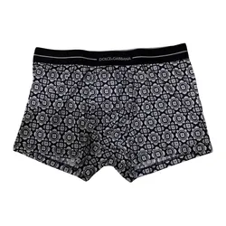 Quần Lót Nam Dolce & Gabbana D&G Panties With Pattern M15796 ONF97 Màu Đen Size 3