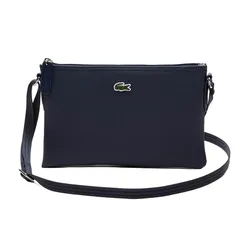 Túi Xách Nữ Lacoste L.12.12 Concept Flat Zipped Crossover Bag Màu Xanh Navy