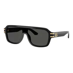 Kính Mát Unisex Dolce & Gabbana Logo DG Gold DG4507 Màu Đen