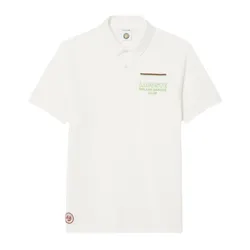 Áo Polo Nam Lacoste X Roland Garros Club Man Shirt PH8742 70V Màu Trắng Size 2