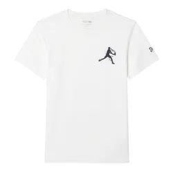Áo Thun Nam Lacoste Tennis x Novak Djokovic TH1044 522 Tshirt Màu Trắng Size 3