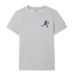 Áo Thun Nam Lacoste Tennis x Novak Djokovic TH1044 MNC Tshirt Màu Xám Size 3