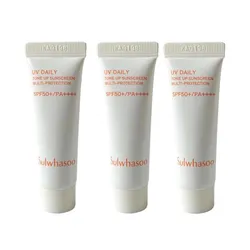 Combo Kem Chống Nắng Sulwhasoo UV Daily Tone Up Sunscreen Multi Protection SPF50++++ Nobox Mini (3 x 10ml)