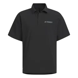 Áo Polo Nam Adidas Woven Aeroready IX0112 Màu Đen Size S
