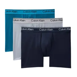 Set 3 Quần Lót Nam Calvin Klein CK Boxer Briefs 3-Pack NB4410 - 310 Phối Màu Size S