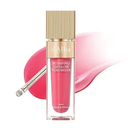 Son Bóng D'Alba Plumping Lip Glow Volumizer 03 Petal Rose Màu Hồng Đỏ