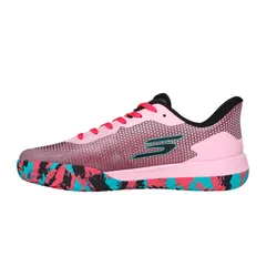 Giày Tennis/Pickleball Skechers Viper Court Pro 2.0 246109-PKBK Màu Hồng Họa Tiết Size 42.5