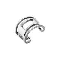 Vòng Đeo Tay Nam Diesel Silver DX1548040 Stainless Steel Band Ring Màu Bạc