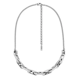 Dây Chuyền Uniex Diesel Stainless Steel Chain Necklace DX1578040 Màu Bạc