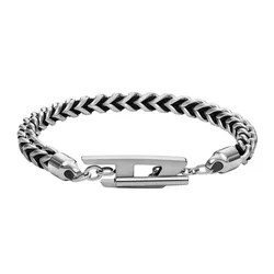 Vòng Đeo Tay Diesel Chain Bracelet Stainless Steel Bracelet DX1540040 Màu Bạc
