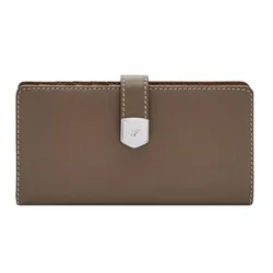Ví Da Nam Fossil Lennox Tab Bifold SL10036793 Màu Nâu Xám