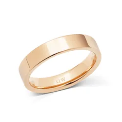 Nhẫn Daniel Wellington Line Ring Polished Rose Gold 4.5mm DW00401845 Màu Vàng Hồng
