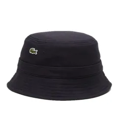 Mũ Lacoste Organic Cotton Bucket Hat RK2056 HDE Màu Xanh Đen