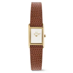 Đồng Hồ Nữ Daniel Wellington Bound Mini Light Brown Lizard Gold DW00100905 Màu Nâu